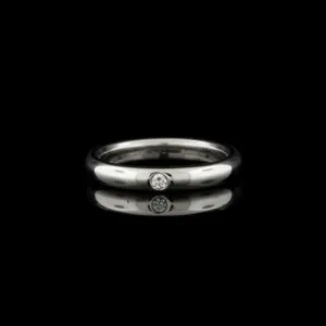 Tiffany & Co. Peretti Platinum Diamond Band Ring