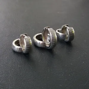 Tire ring earrings