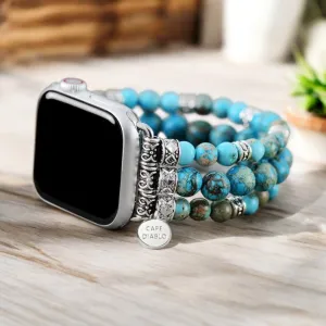 Turquoise Imperial Jasper Apple Watch Strap