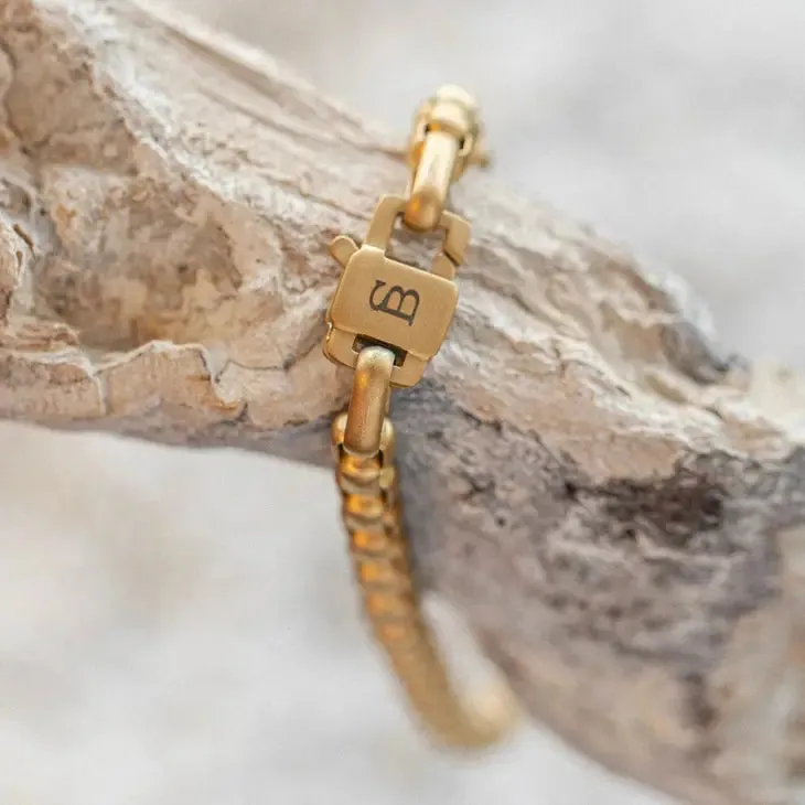 Urban Edge SS Bracelet - Matt Gold