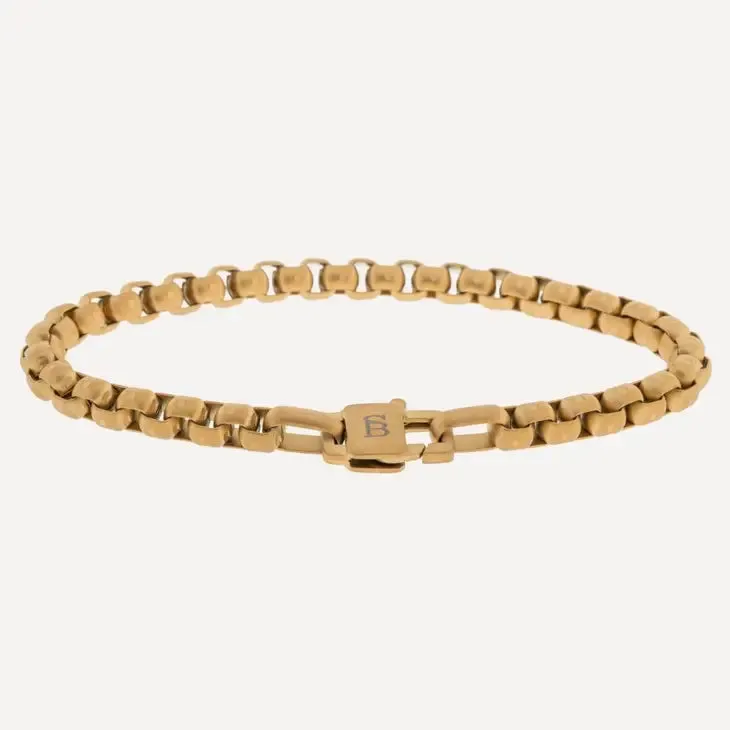 Urban Edge SS Bracelet - Matt Gold