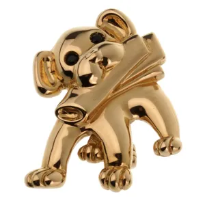 Van Cleef & Arpels Vintage Dog Yellow Gold Brooch