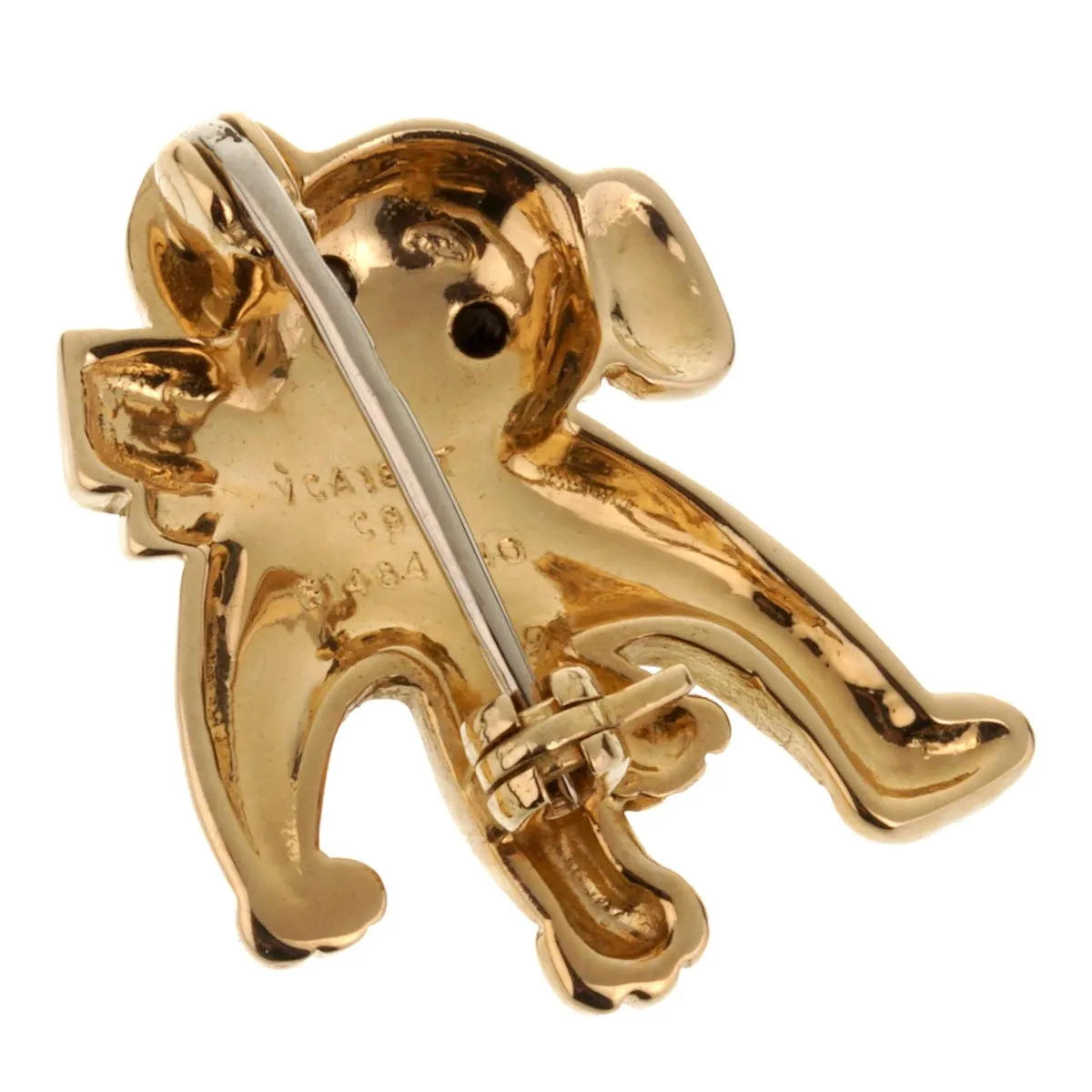 Van Cleef & Arpels Vintage Dog Yellow Gold Brooch