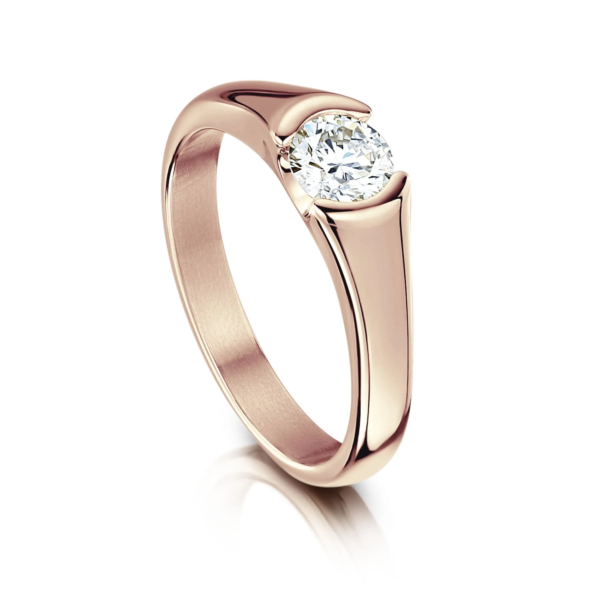 Venus 0.50ct Solitaire Diamond Ring in 9ct Rose Gold