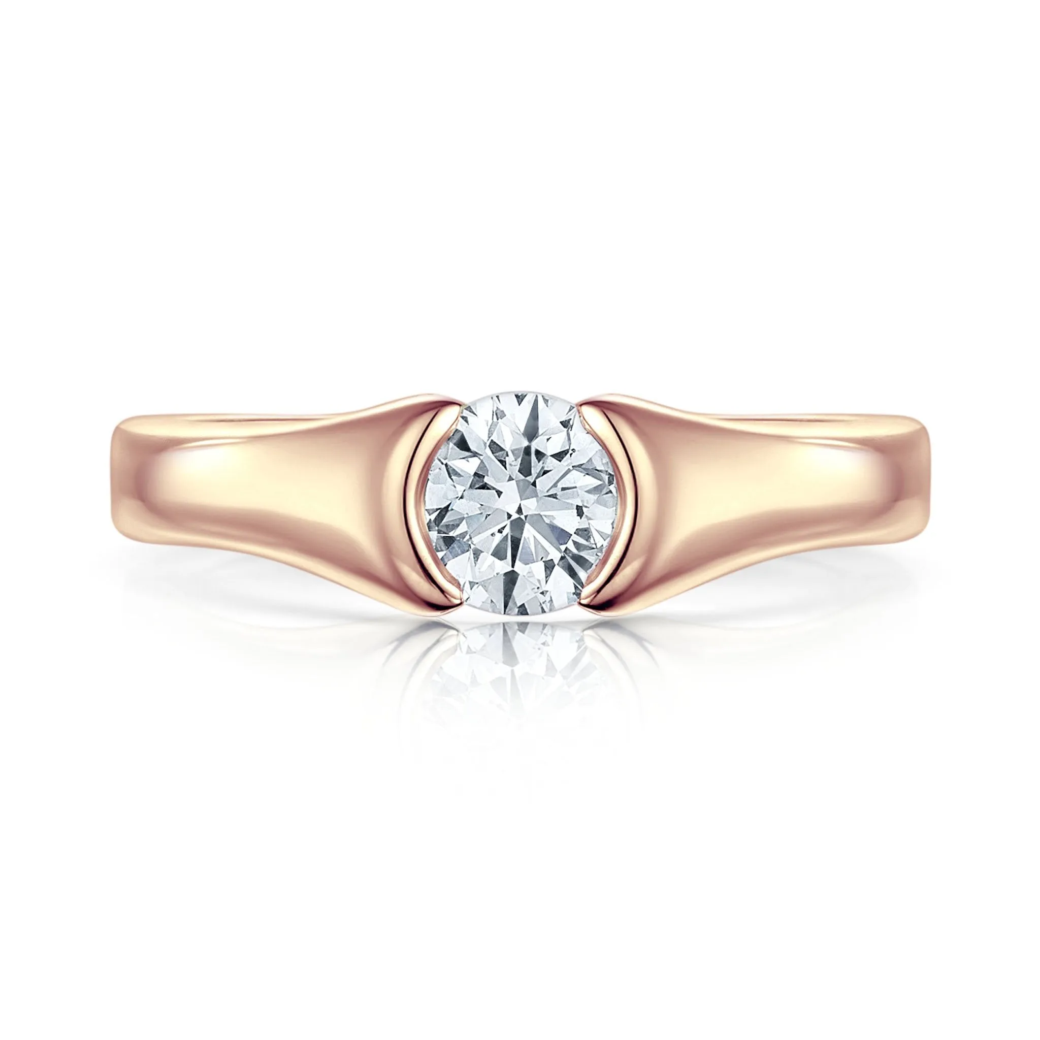 Venus 0.50ct Solitaire Diamond Ring in 9ct Rose Gold